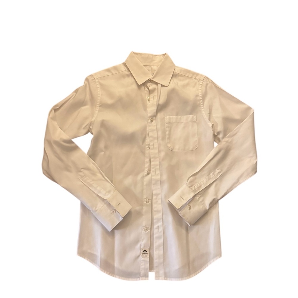 Appaman White Button Down Shirt with Classic Collar